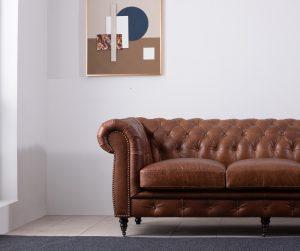 Oil Wax Leather - Imperial Chesterfield - Lasunya Sofa