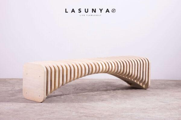 Skeleton Wooden Bench Lasunya Sofa